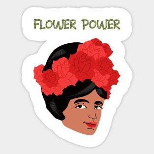 Adorable Vintage Flower Sticker